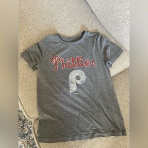 Phillies Classic Gray Kids T-Shirt